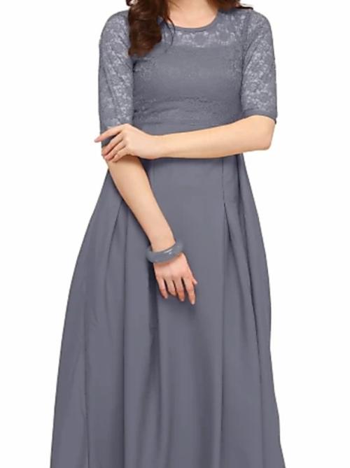 grey cotton kurti - 18344624 - Very Small Image - 1