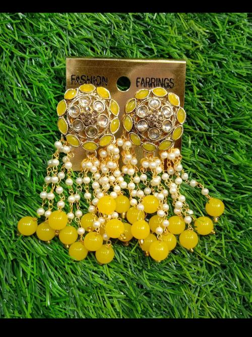 exclusive fancy party wear earrings - 18344764 - Very Small Image - 1