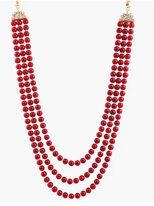 necklace for man red color - 18345169 - Very Small Image - 1
