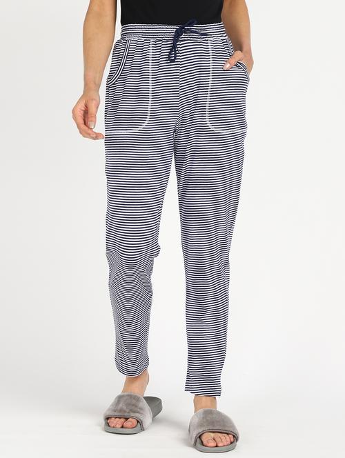 drawstring waist striped pajama - 18345473 - Very Small Image - 1