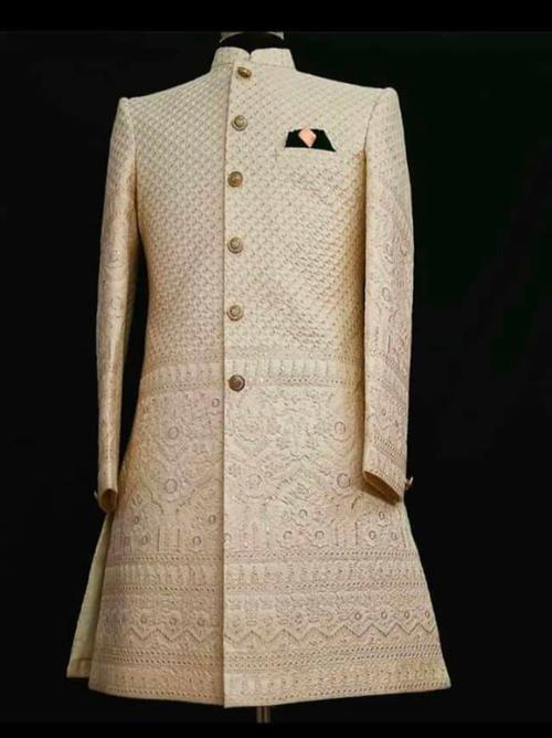 exclusive fancy men's wedding sherwani - 18345741 - Very Small Image - 1