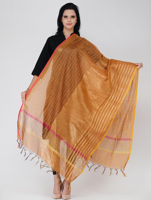 red art silk dupatta - 18345844 - Very Small Image - 1