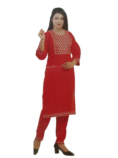 semi stitched kurta pant set - 18346252 - Very Small Image - 1