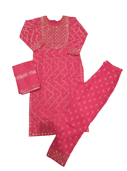 kurti pant and dupatta best quality - 18346346 - Very Small Image - 1