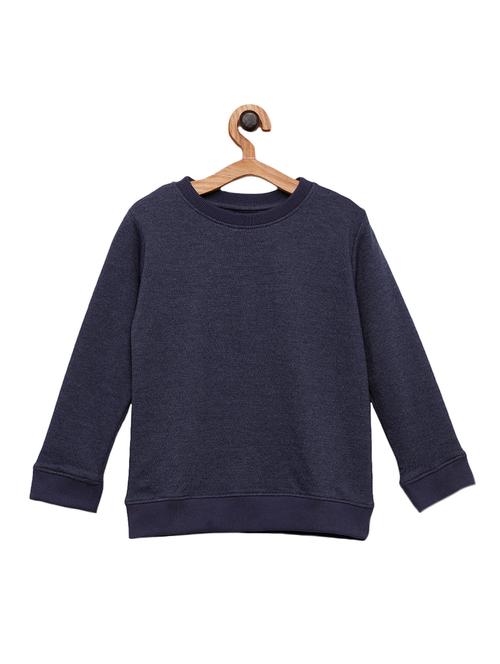 round neck solid sweatshirt - 18346861 - Very Small Image - 1