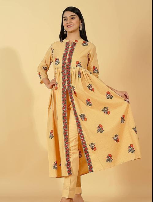 pikasha women's mughal printed cotton fabric - 18347035 - Very Small Image - 1