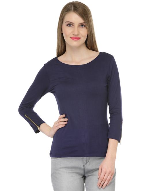 long sleeved solid regular top - 18347438 - Very Small Image - 1
