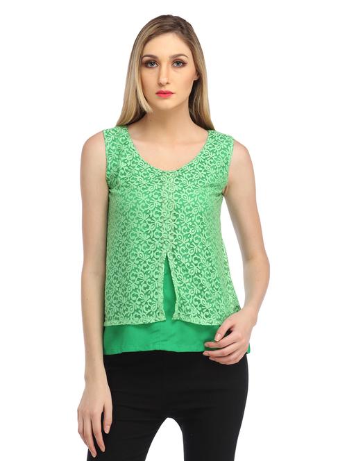 sleeveless brasso top - 18347492 - Very Small Image - 1