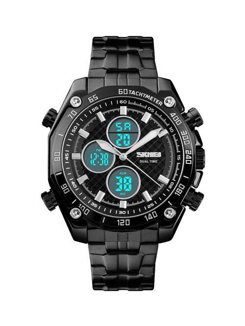 skmei 1302 luxury mens watches waterproof casual led wristwatch analog digital sport stopwatch alarm military quartz watch - 18351604 - Very Small Image - 1