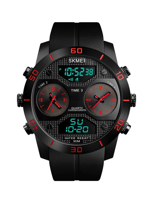 skmei 1355 3 time display men waterproof swimming watches digital quartz outdoor watch male clock wristwatches - 18351621 - Very Small Image - 1