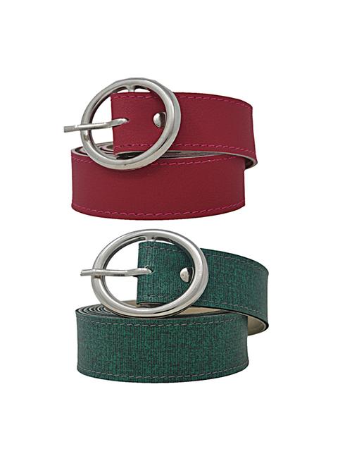 pack of 2 multi colored belt - 18351728 - Very Small Image - 1