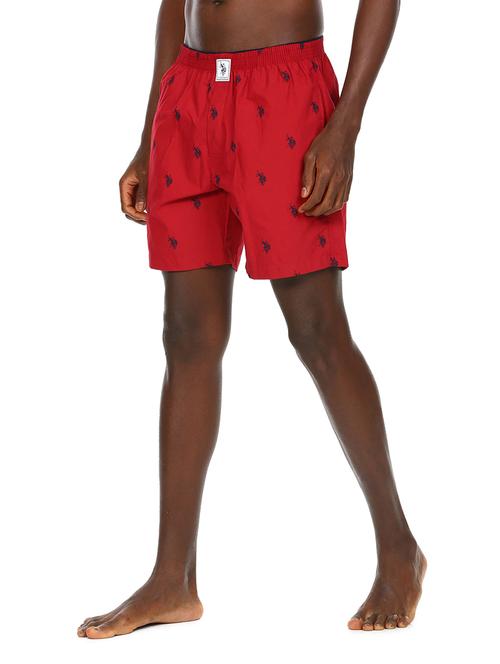 red printed boxers brief - 18351928 - Very Small Image - 1