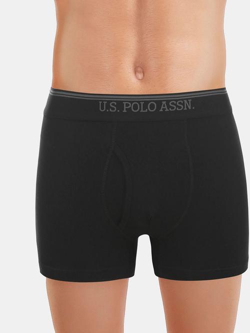 black solid trunks brief - 18351930 - Very Small Image - 1