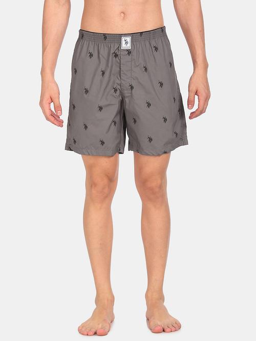 grey printed boxers brief - 18351993 - Very Small Image - 1