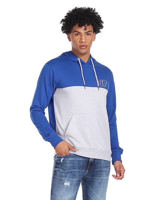 mens color block sweatshirt - 18352259 - Very Small Image - 1