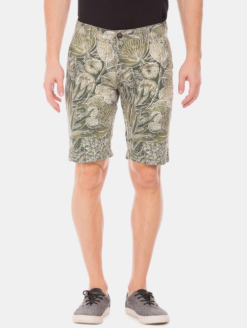 olive-green printed short - 18352482 - Very Small Image - 1