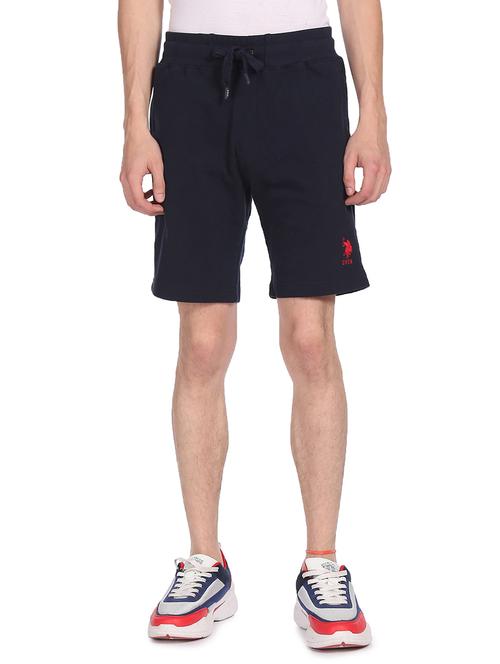 navy-blue solid short - 18352496 - Very Small Image - 1