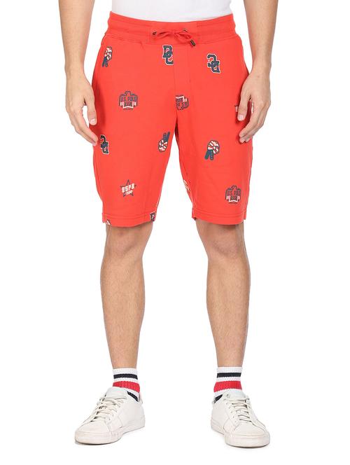 red printed short - 18352533 - Very Small Image - 1