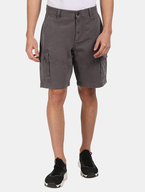 grey solid short - 18352547 - Very Small Image - 1
