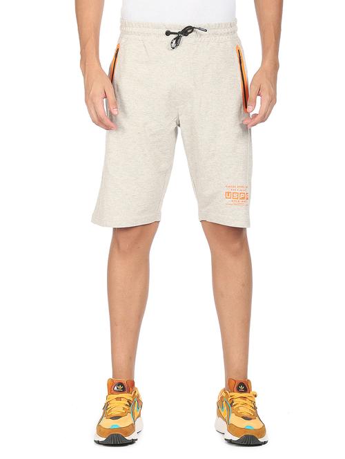 grey melange short - 18352578 - Very Small Image - 1