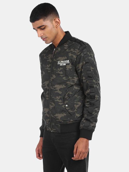 green camouflaged bomber jacket - 18352604 - Very Small Image - 1