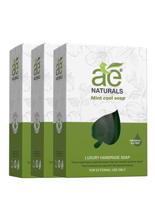 ae naturals handmade mint cool soap - 18352853 - Very Small Image - 1
