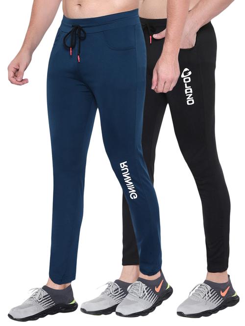 set of 2 side taped joggers track pant - 18354390 - Very Small Image - 1