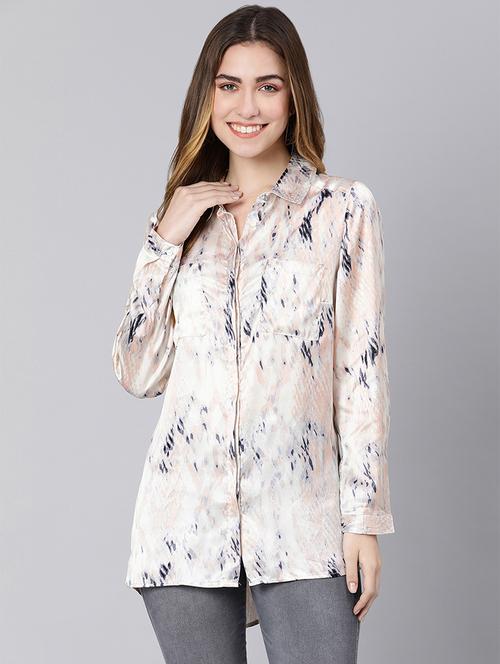 long sleeved printed shirt - 18354429 - Very Small Image - 1