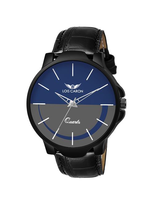 lois caron lcs -4240 blue dial & black strap for boys analog watch-for men - 18355089 - Very Small Image - 1