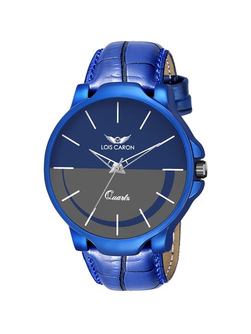 lois caron lcs-4241 blue dial & blue strap for boys analog watch-for men - 18355103 - Very Small Image - 1
