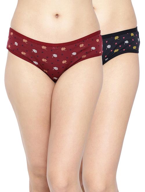 pack of 2 floral hipster panty - 18355465 - Very Small Image - 1