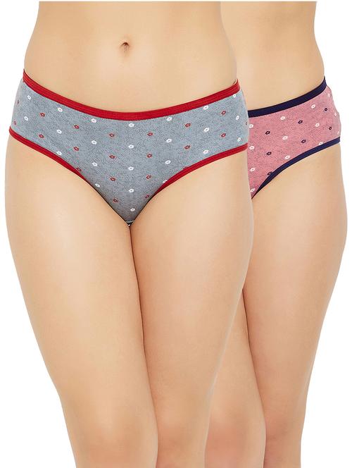 pack of 2 floral hipster panty - 18355467 - Very Small Image - 1