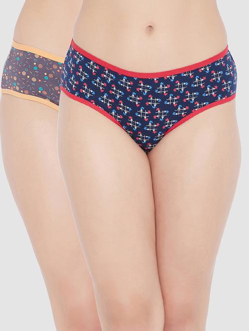 pack of 2 printed hipster panty - 18355491 - Very Small Image - 1