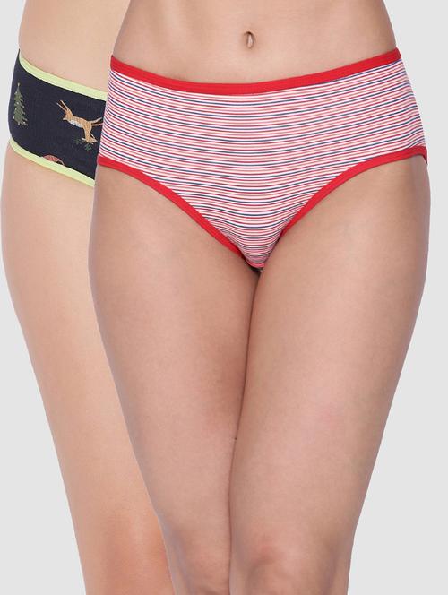 pack of 2 printed hipster panty - 18355497 - Very Small Image - 1