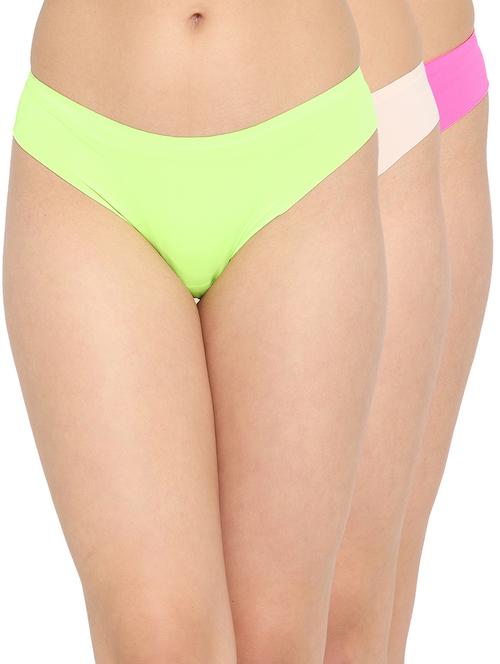 pack of 3 solid bikini panty - 18355566 - Very Small Image - 1