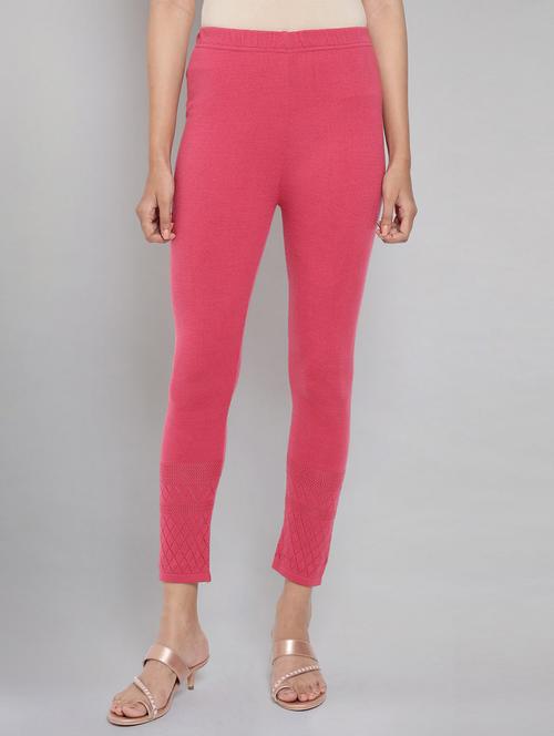 ankle length solid legging - 18356641 - Very Small Image - 1