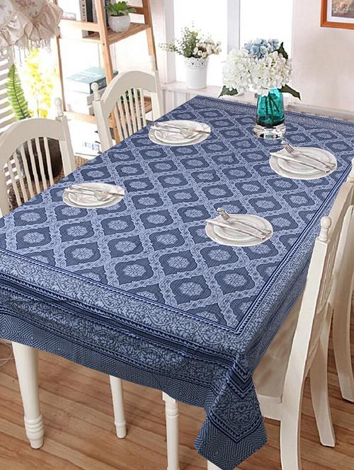 texstylehome pure cotton jaipuri abstract print 6 seater table cloth - 18357163 - Very Small Image - 1