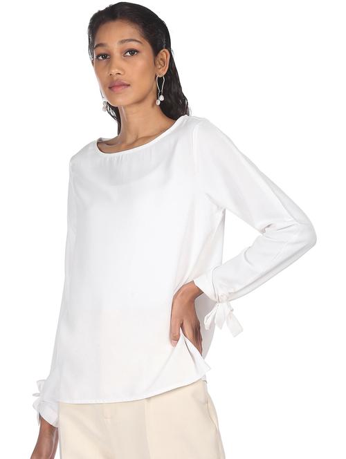 long sleeved solid regular top - 18357428 - Very Small Image - 1
