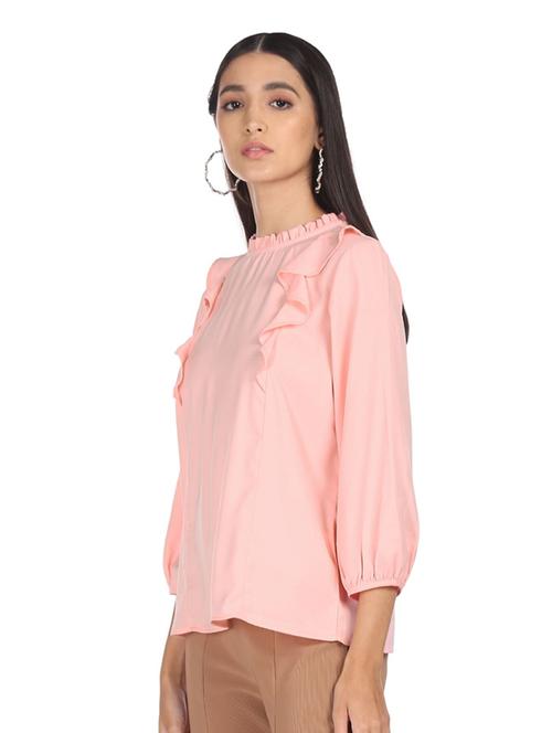 women's straight mock neck top - 18357445 - Very Small Image - 1
