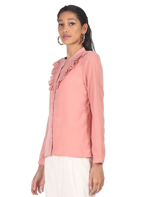 long sleeved solid regular top - 18357456 - Very Small Image - 1
