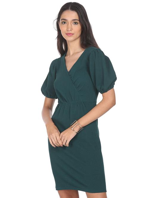 women's bodycon solid dress - 18357871 - Very Small Image - 1