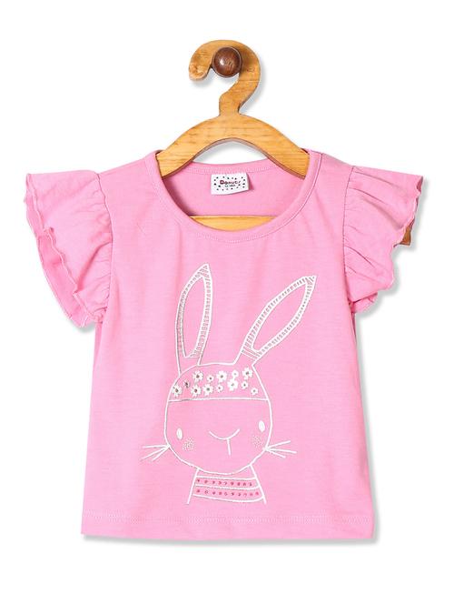pink printed top - 18357918 - Very Small Image - 1