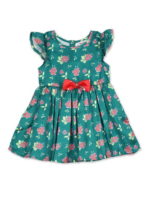 green floral frock - 18357953 - Very Small Image - 1