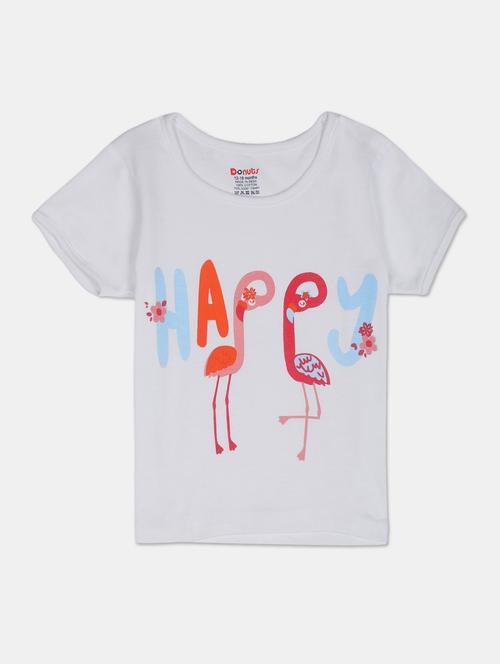 white printed t-shirt - 18358046 - Very Small Image - 1