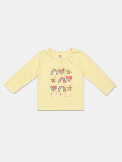 yellow printed t-shirt - 18358050 - Very Small Image - 1
