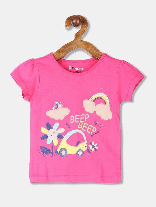 pink printed t-shirt - 18358071 - Very Small Image - 1