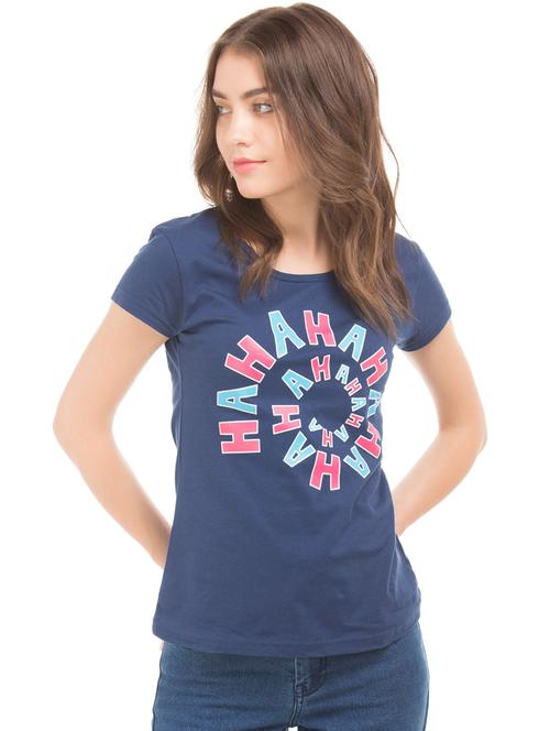 round neck printed regular tees - 18358078 - Very Small Image - 1