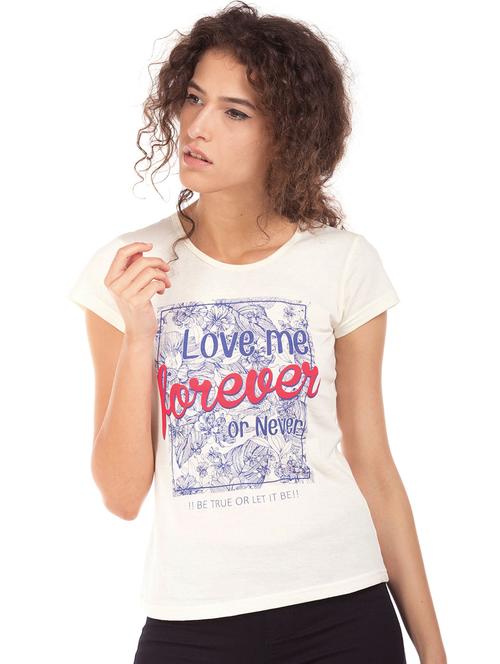 round neck printed regular tees - 18358079 - Very Small Image - 1
