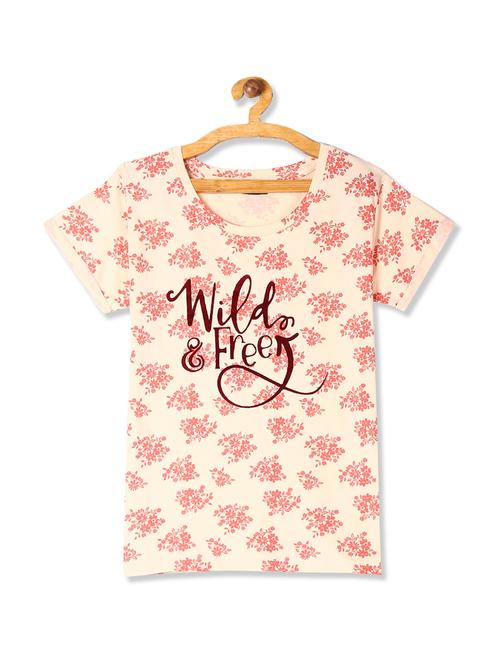 round neck printed regular tee - 18358115 - Very Small Image - 1