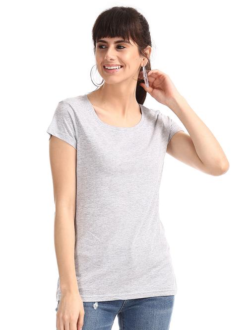 round neck solid regular tee - 18358116 - Very Small Image - 1